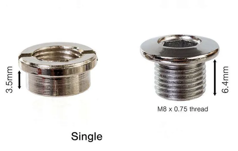 Identiti Alloy Chainring Bolts set of 5 Blue-1